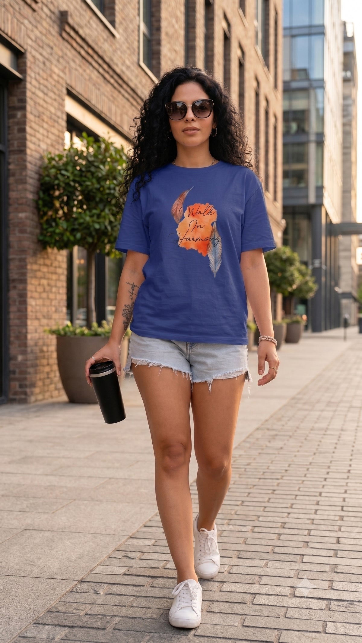 Women's Oversized Printed Tshirt