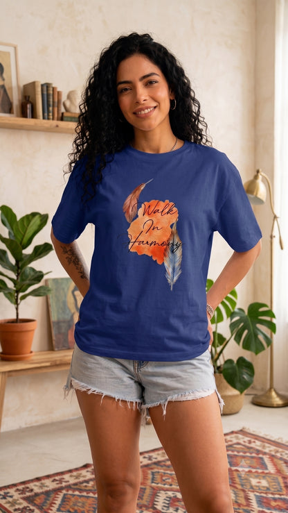 Women's Oversized Printed Tshirt