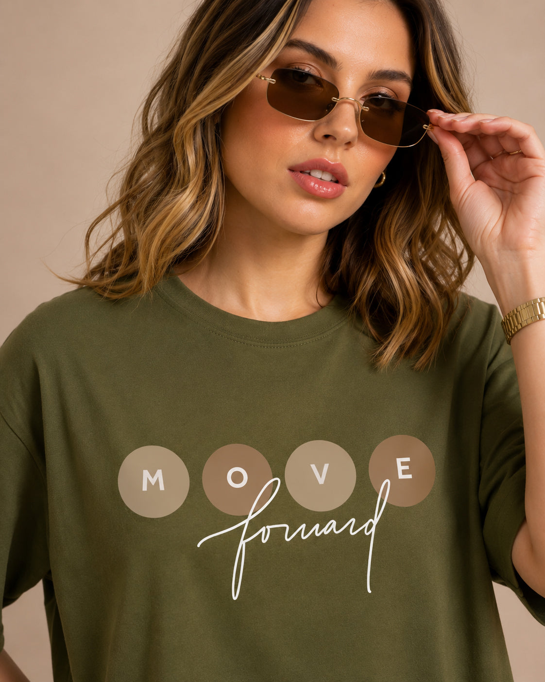 Women's Oversized Printed Tshirt