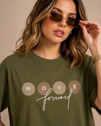 Women's Oversized Printed Tshirt