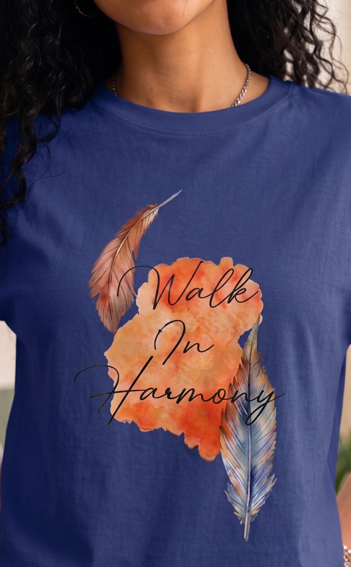 Women's Oversized Printed Tshirt