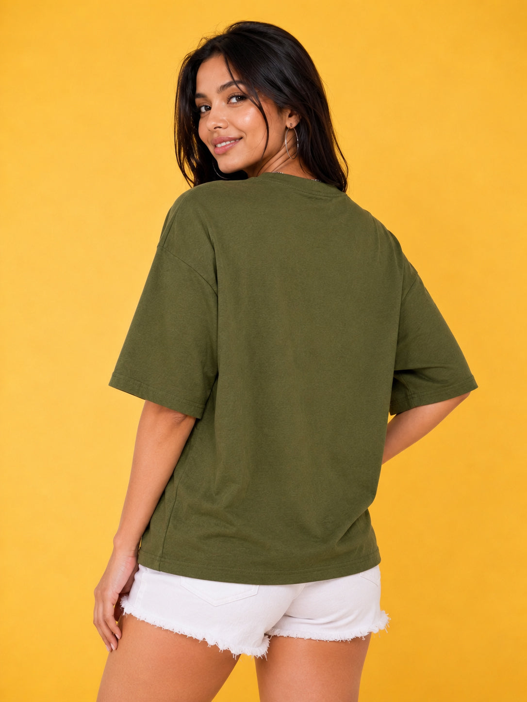 Women's Oversized Printed Tshirt
