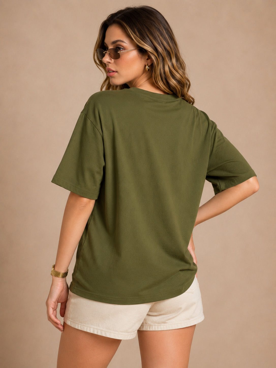 Women's Oversized Printed Tshirt