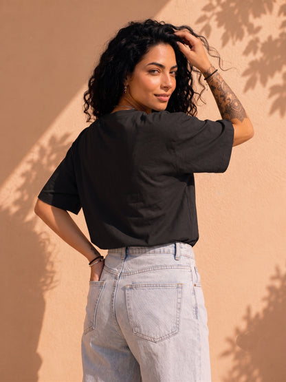 Women's Oversized Printed Tshirt