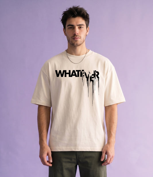 Men's Oversized Printed Polyester Blend T-Shirt | Soft Stretch Casual Comfort Tee